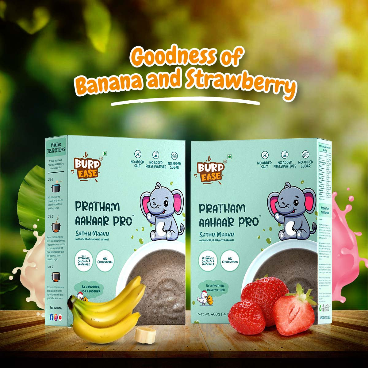 Combo Of Pratham Aahaar Pro Banana Flavour & other Flavours