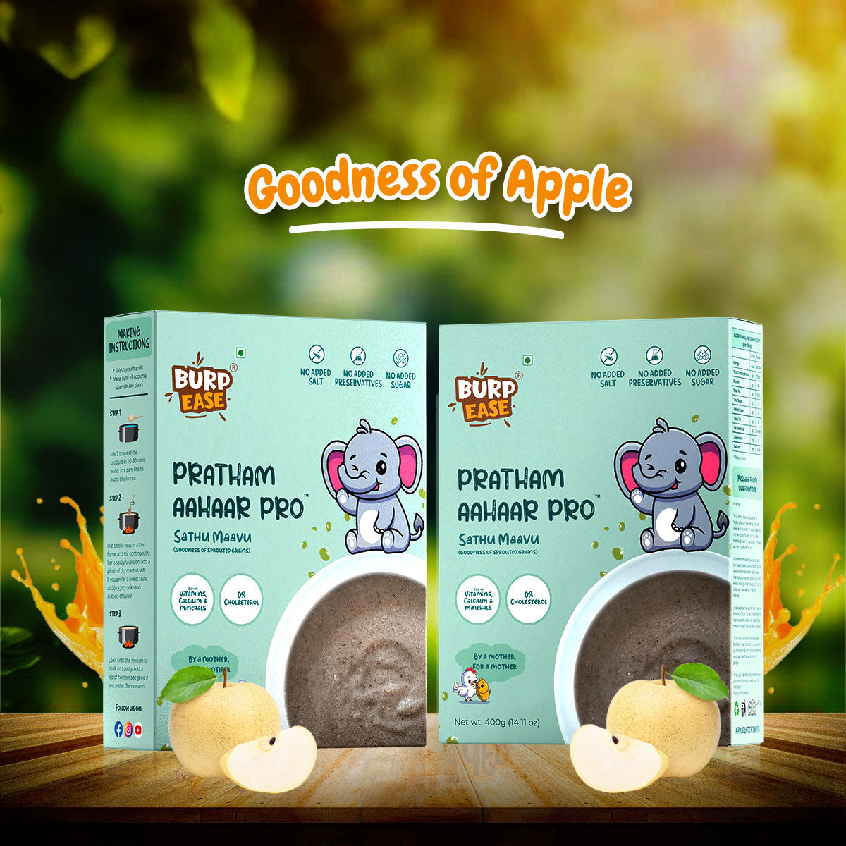 Combo Of Pratham Aahaar Pro Apple Flavour & Other Flavours