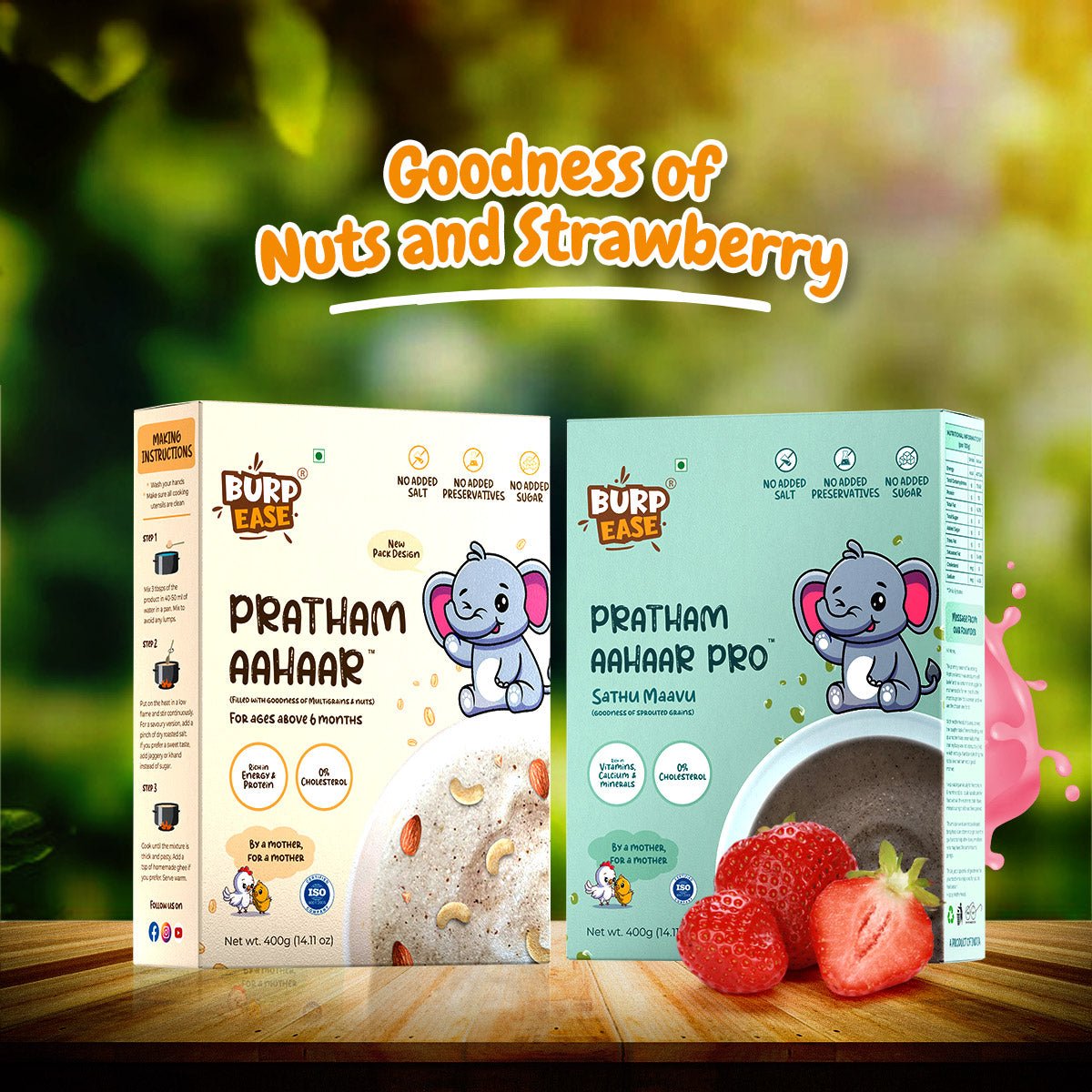 Pratham Aahaar & Other Flavours (400gms + 400gms) - The Burpease