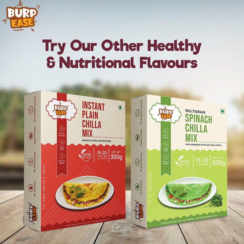 Beetroot Chilla Mix - 300 Gm - The Burpease