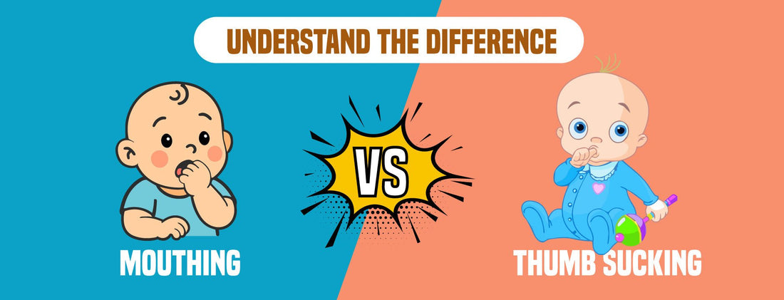 Mouthing vs. Thumb Sucking: Understanding the Difference 👶💡 - The Burpease