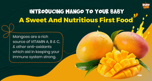 Introducing Mango to Your Baby: A Sweet and Nutritious First  Food - The Burpease