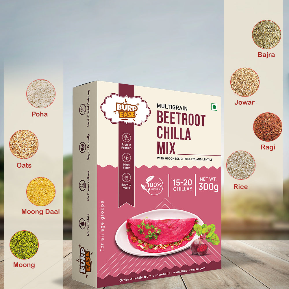 Beetroot Chilla Mix - 300 Gm