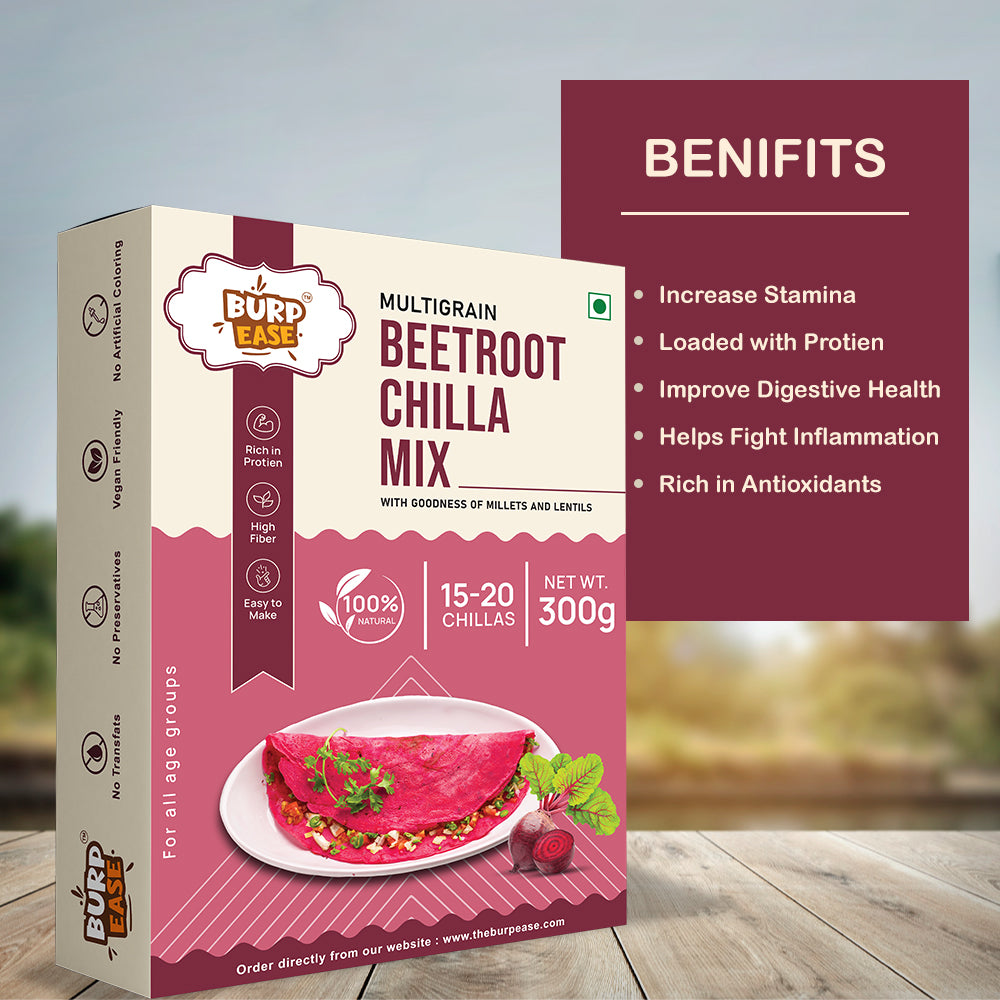 Beetroot Chilla Mix - 300 Gm