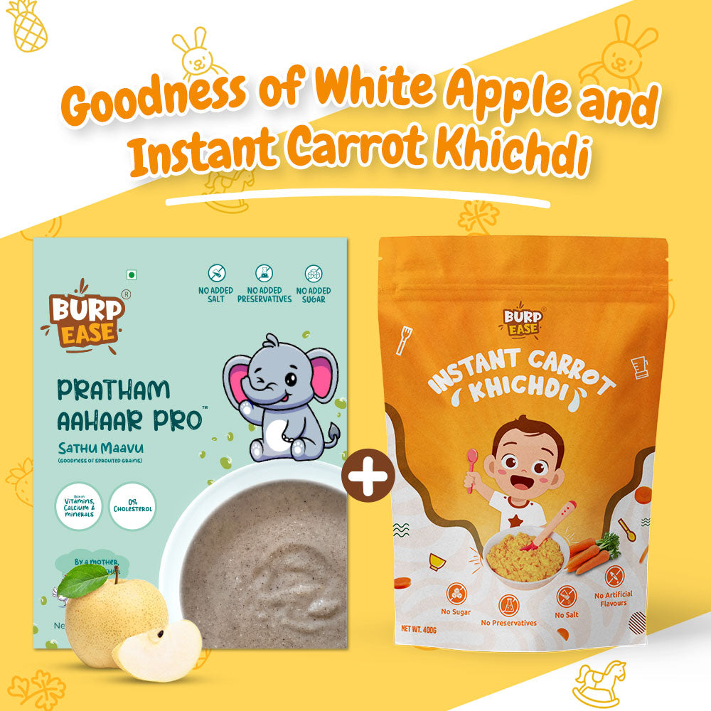 Pratham Aahaar & Instant Millet Carrot Khichdi Mix (400gms + 400gms)