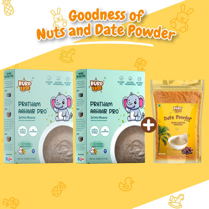 Ragi and date powder combo cereal pack