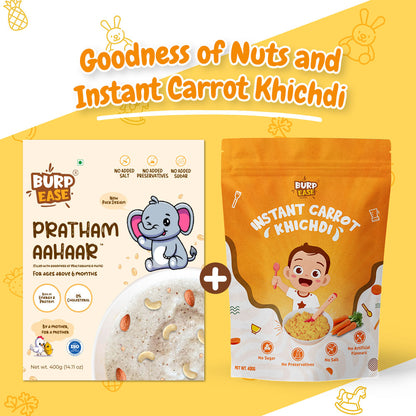 Pratham Aahaar & Instant Millet Carrot Khichdi Mix (400gms + 400gms)
