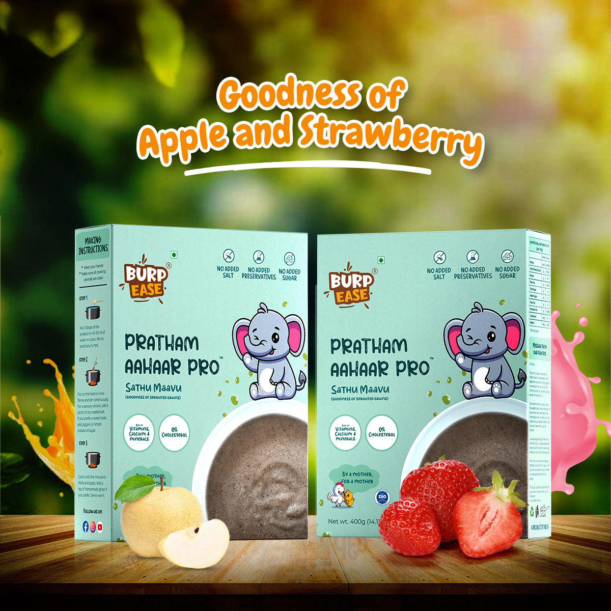 Combo Of Pratham Aahaar Pro Apple Flavour & Other  Flavours