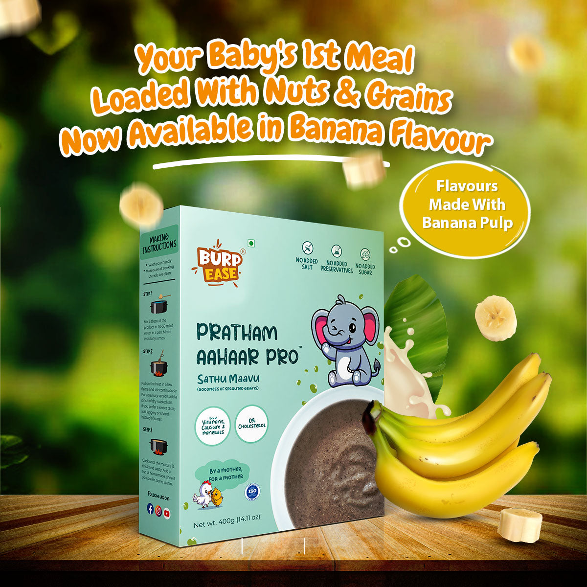 Flavours Of Joy -  Sample  Combo Of Mango, Strawberry, White Apple, Banana 100gm*4