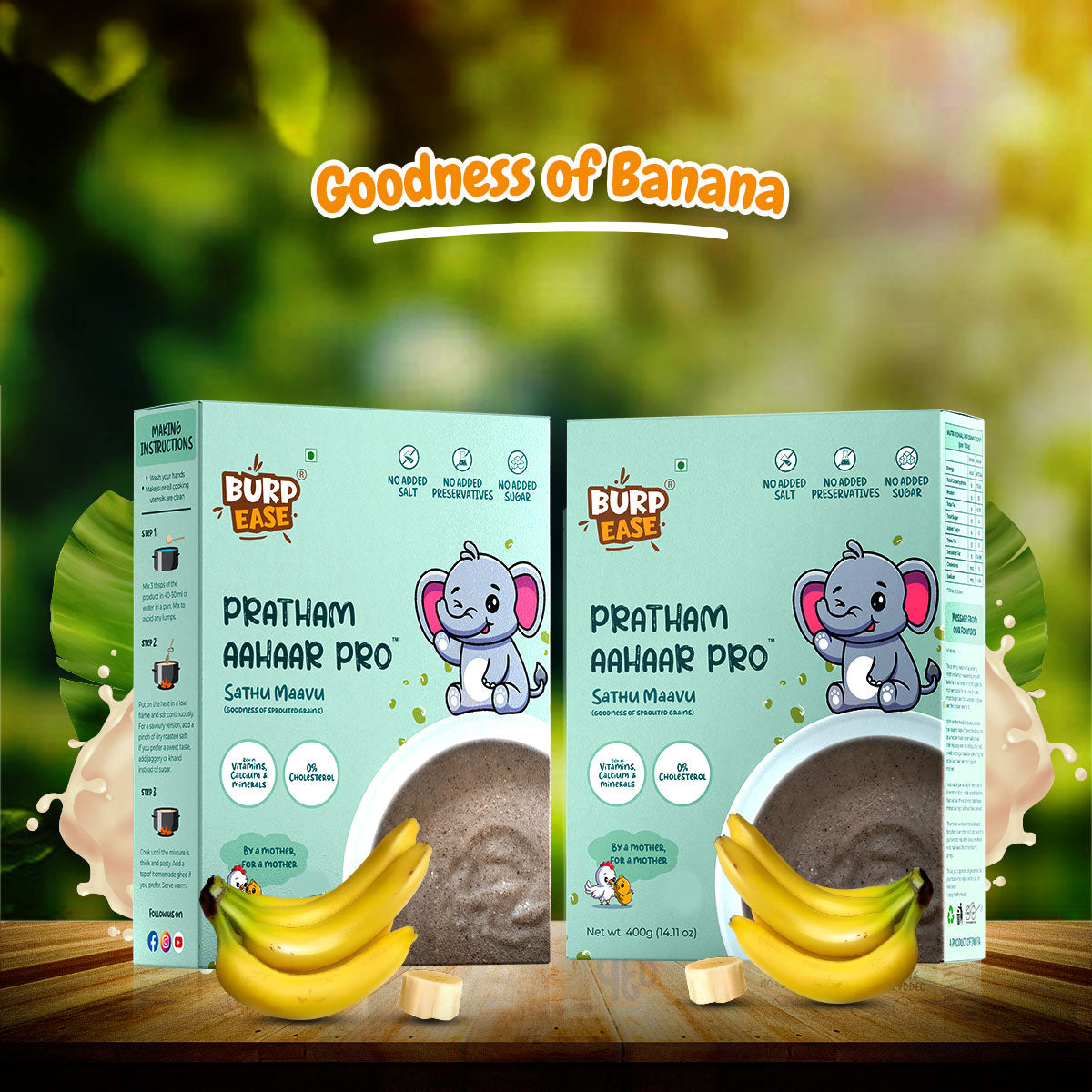 Combo Of Pratham Aahaar Pro  Banana Flavour & other  Flavours