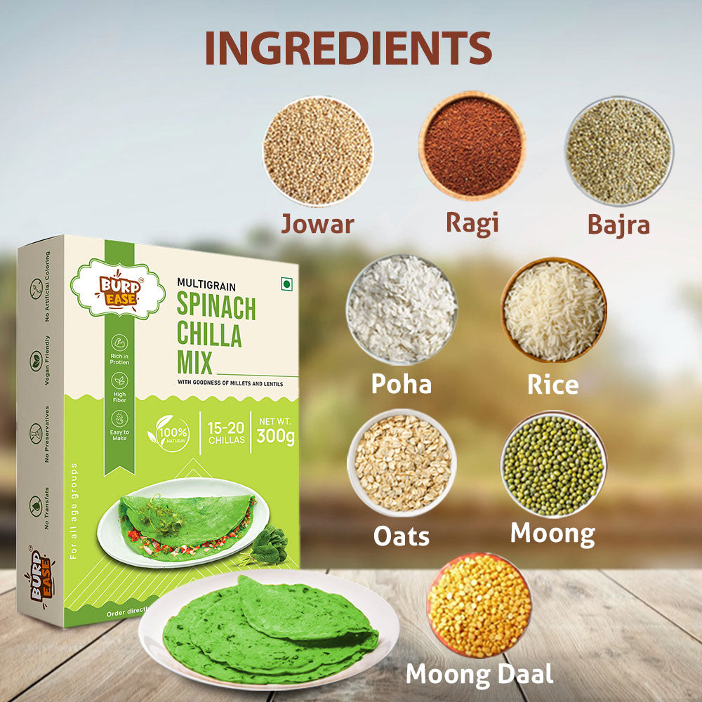 Mumma Kid Healthy Duo -  Pratham Aahar &  Flavour chilla -400gm + 300gm