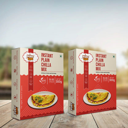 2 Plain Chilla Mix – Combo Pack
