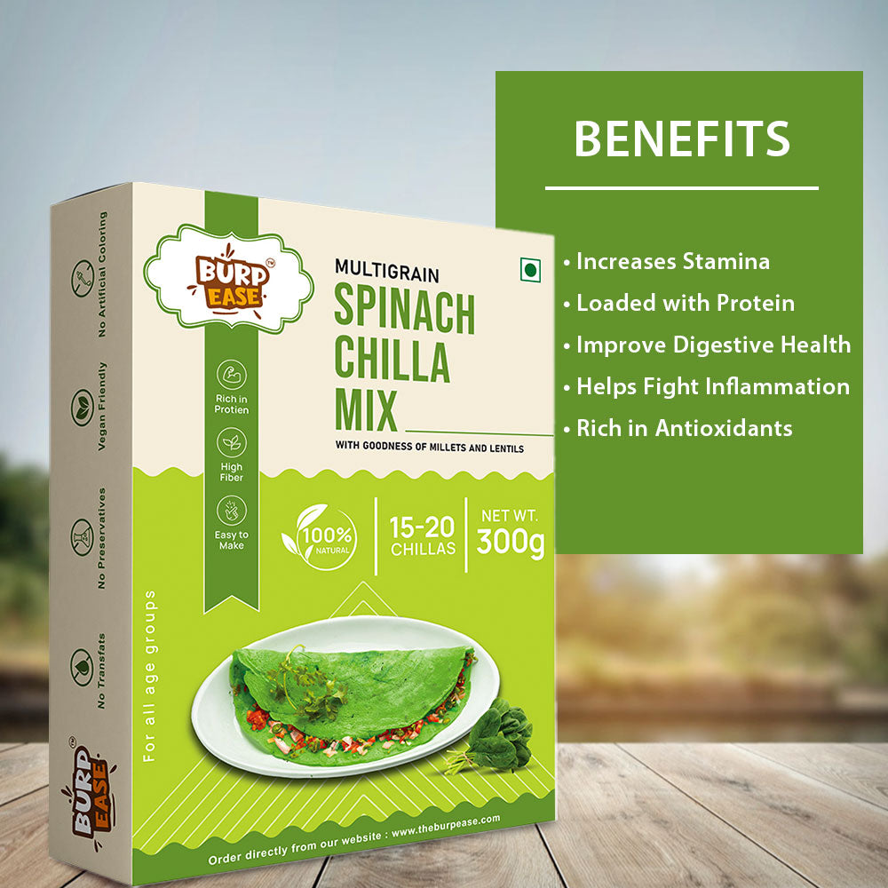 Spinach Instant Chilla Mix - 300 Gm