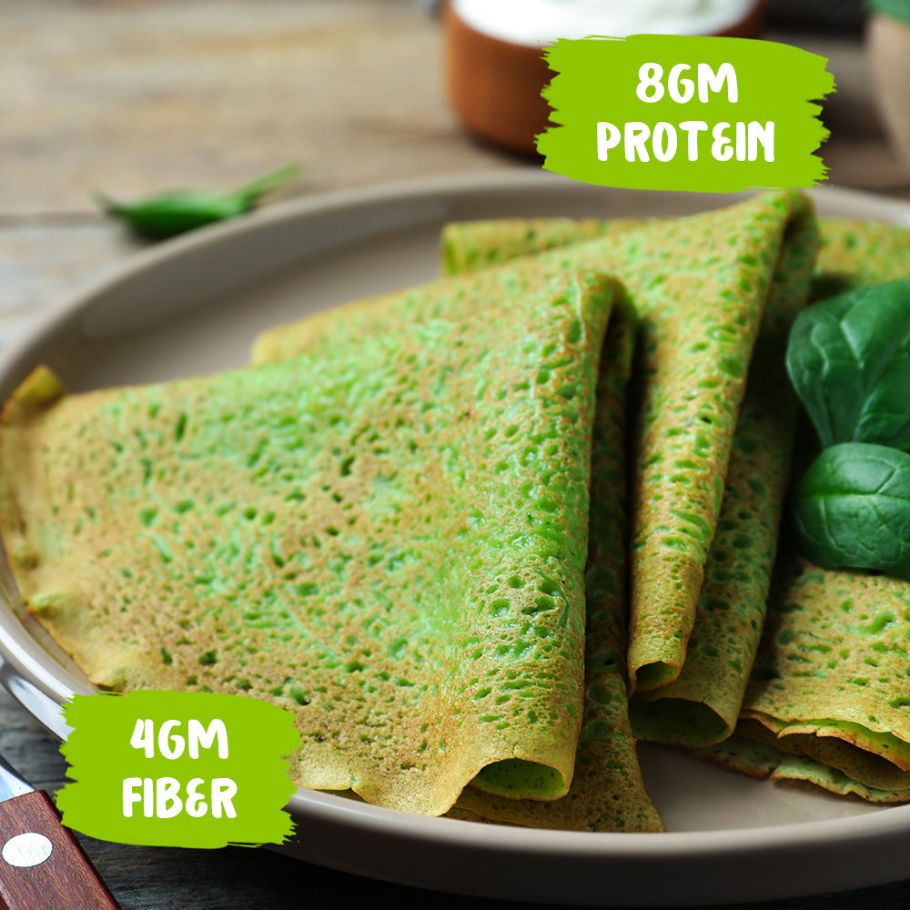 Combo Of 2 Spinach Instant Chilla Mix - 300gm+300gm