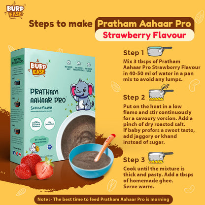 Pratham Aahaar pro strawberry Flavour