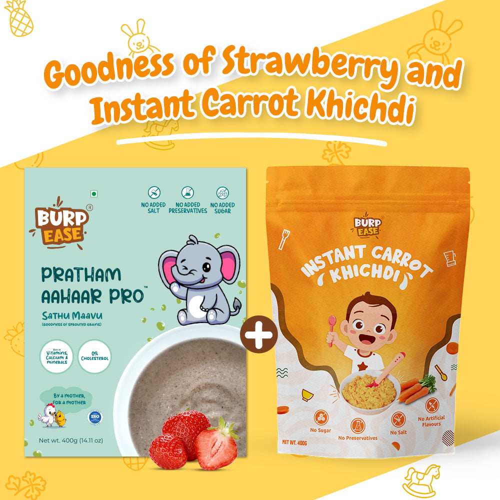 Pratham Aahaar & Instant Millet Carrot Khichdi Mix (400gms + 400gms)