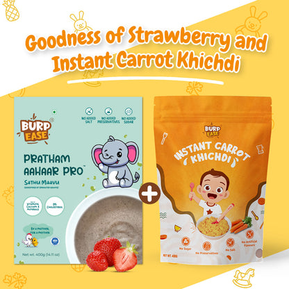 Pratham Aahaar & Instant Millet Carrot Khichdi Mix (400gms + 400gms)