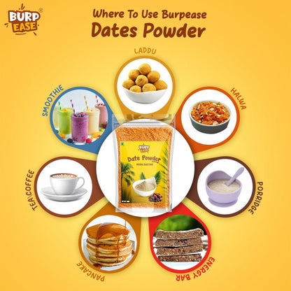 Date Powder - Natural Sweetener - The Burpease